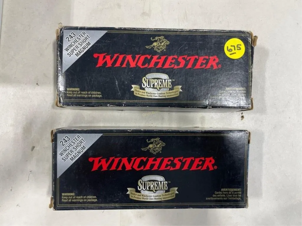 40-Rds Winchester 243 WSSM 55 Grain