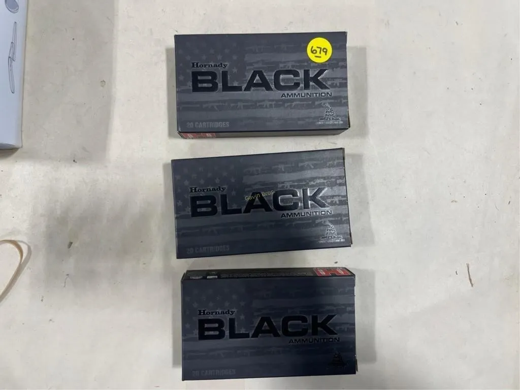60-Rds Hornady Black 6.5 Grendel 123 Grain