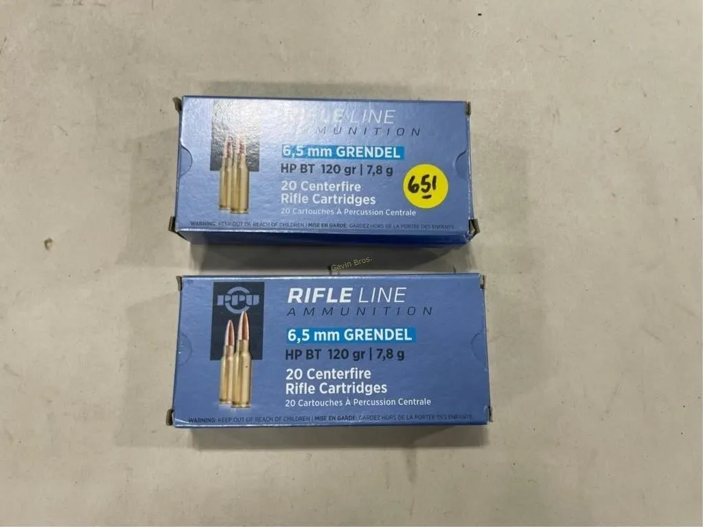 40-Rds Rifleline 6.5 Grendel 120 Grain