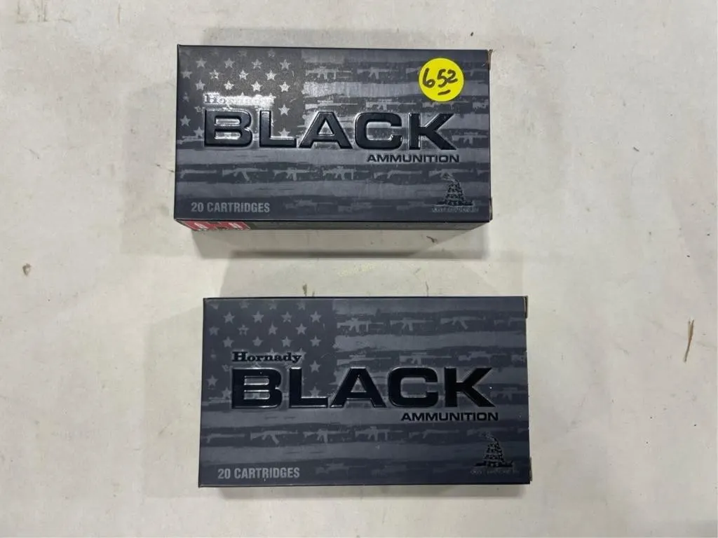 40-Rds Hornady Black 6.5 Grendel 123 Grain