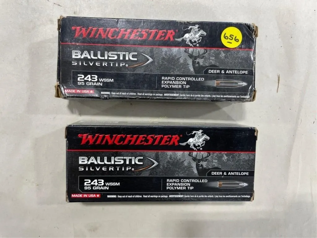 40-Rds Winchester 243 WSSM 95 Grain