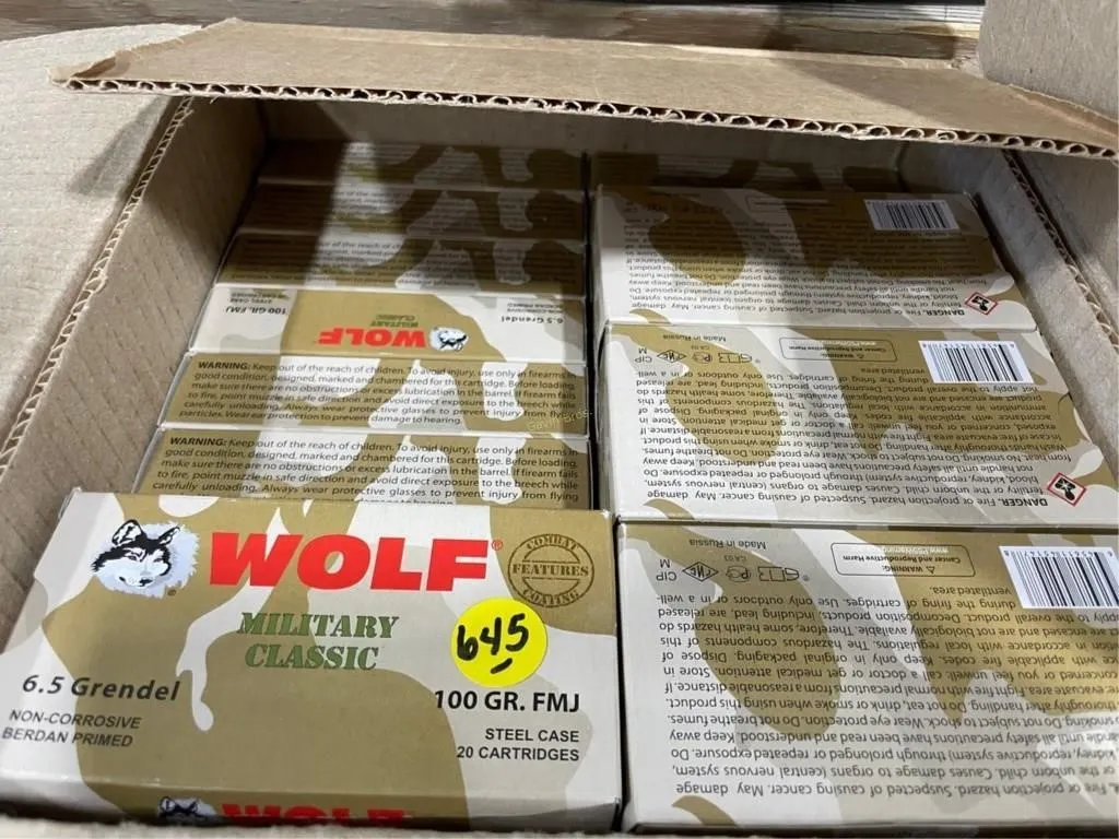 420-Rds Wolf 6.5 Grendel 100 Grain
