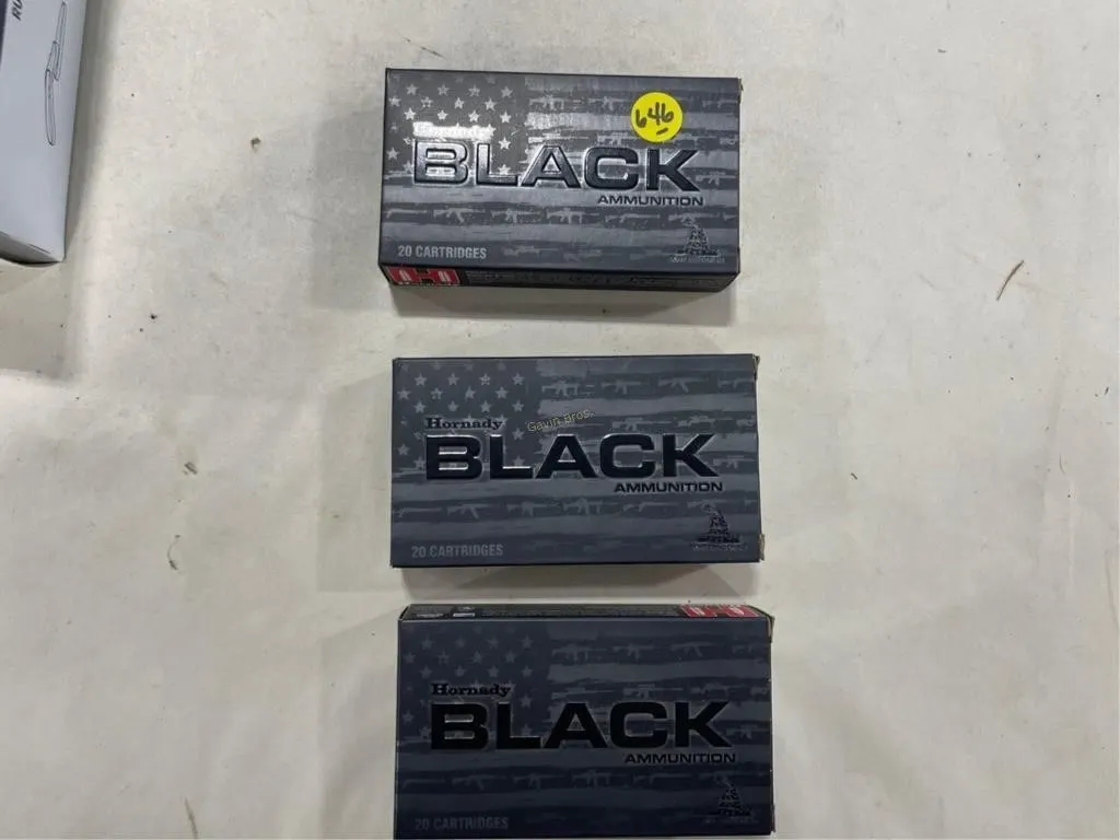60-Rds Hornady Black 6.5 Grendel 123 Grain