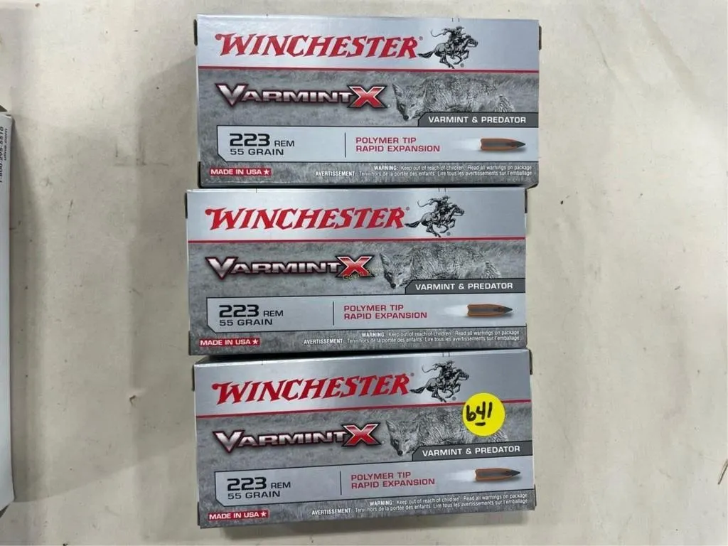 60-Rds Winchester 223 REM 55 Grain
