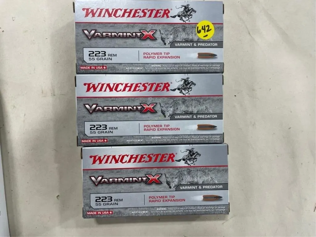 60-Rds Winchester 223 REM 55 Grain