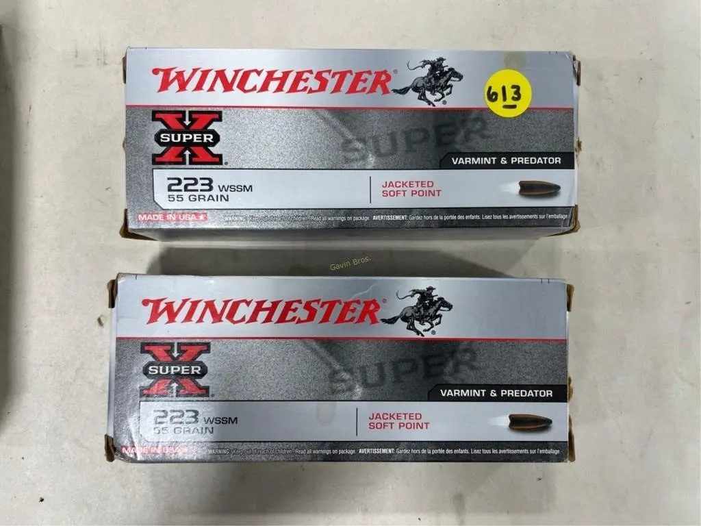 40-Rds Winchester 223 WSSM 55 Grain