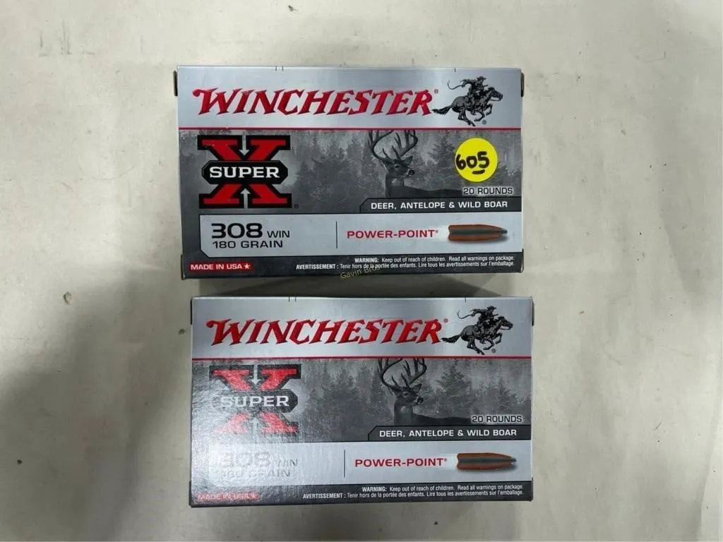 40-Rds Winchester 308 WIN 180 Grain