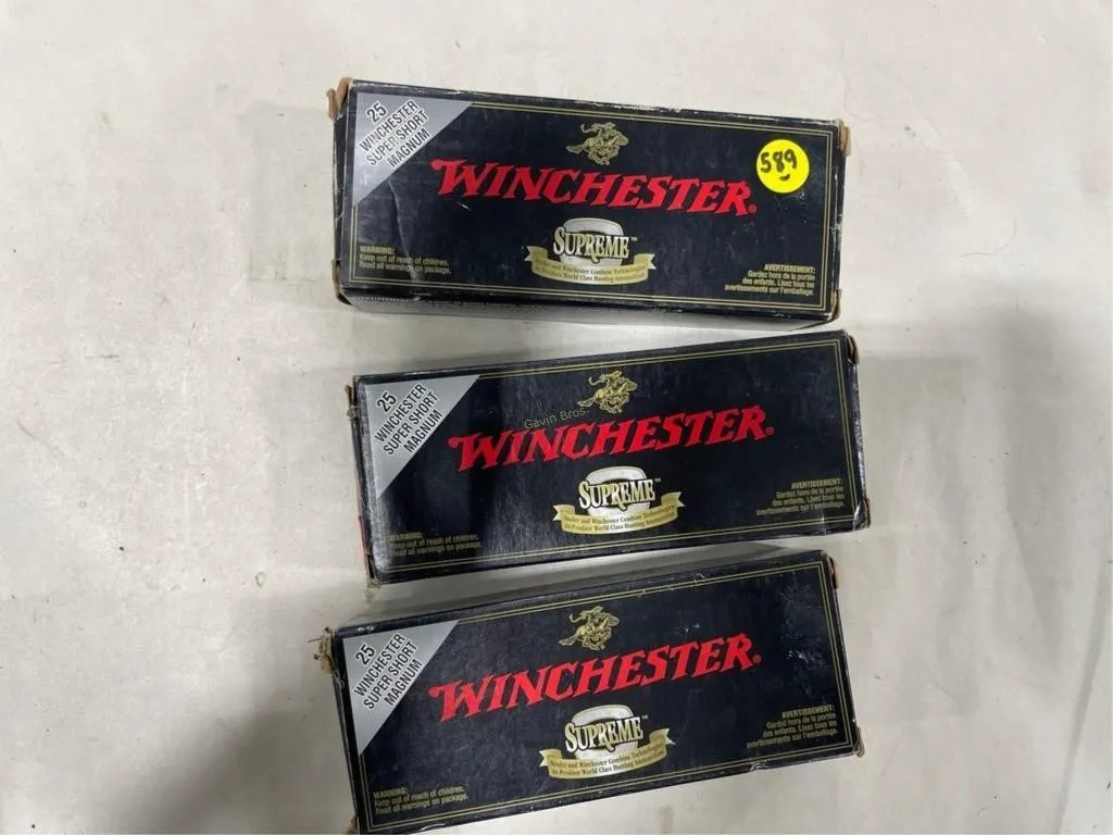 60-Rds Winchester 25 WSSM 85 Grain