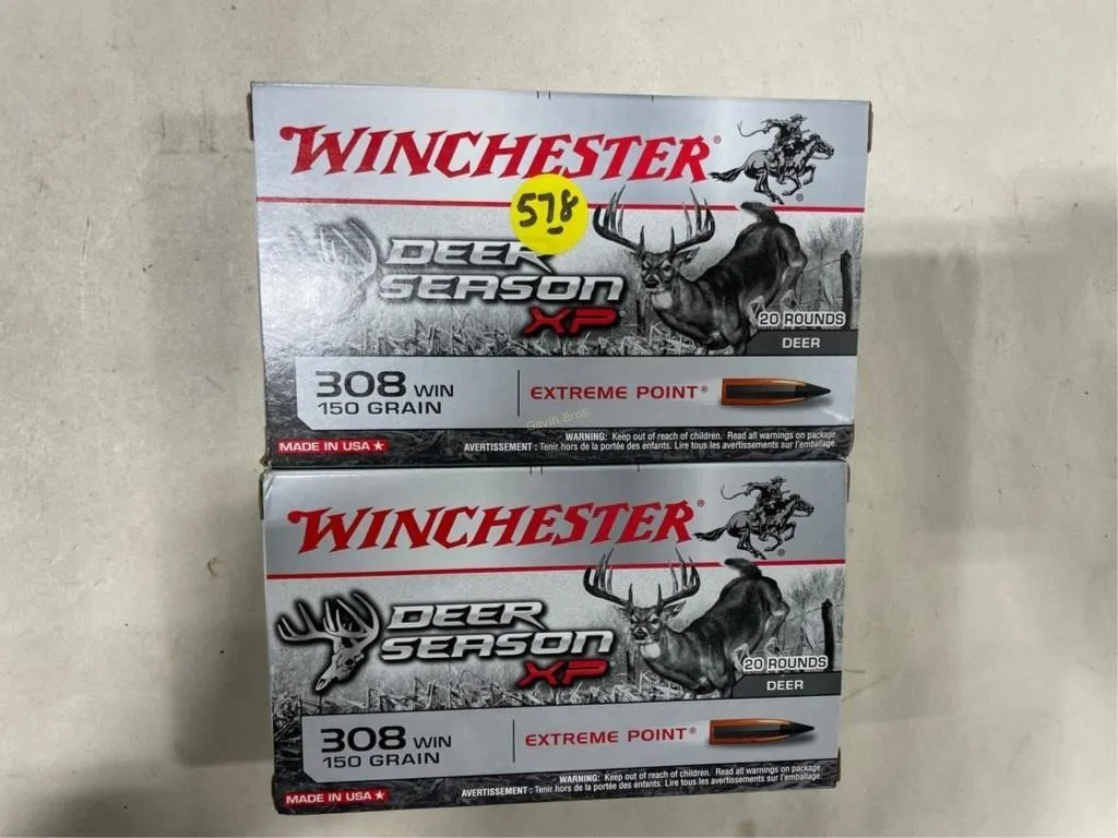 40-Rds Winchester 308 WIN 150 Grain