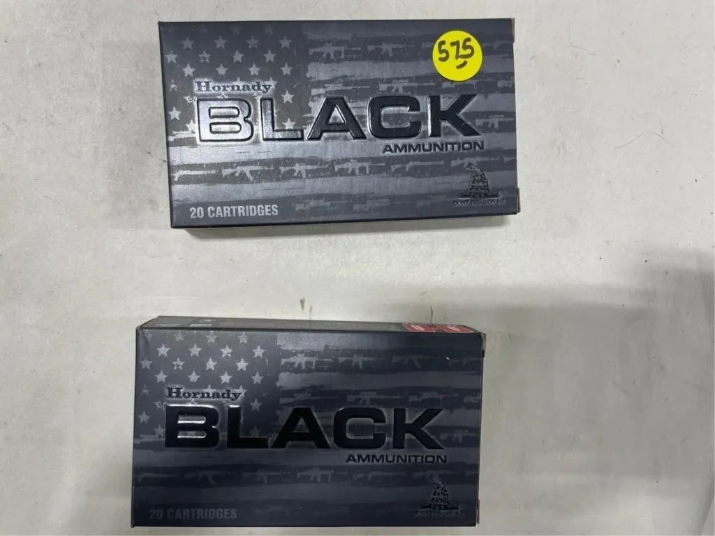 40-Rds Hornady Black 6.5 Grendel 123 Grain