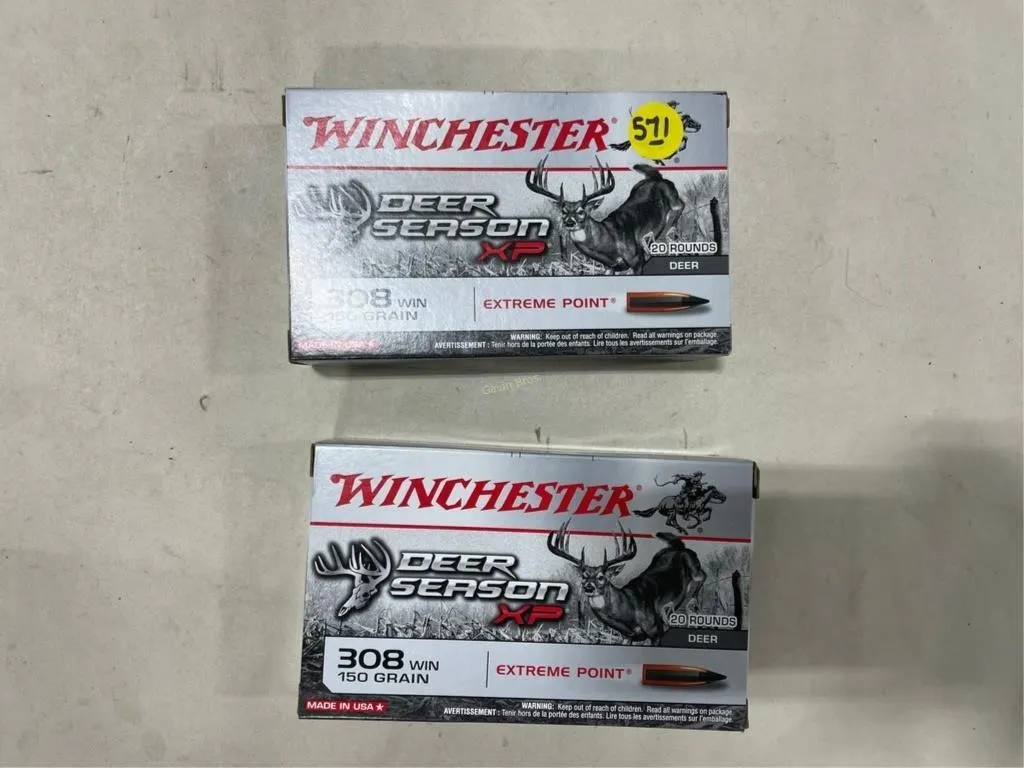 40-Rds Winchester 308 WIN 150 Grain