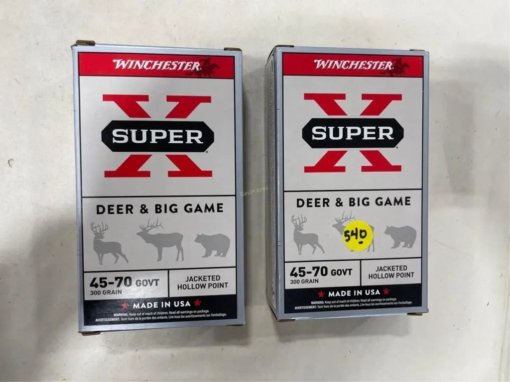 40-Rds Winchester 45-70 Govt 300 Grain
