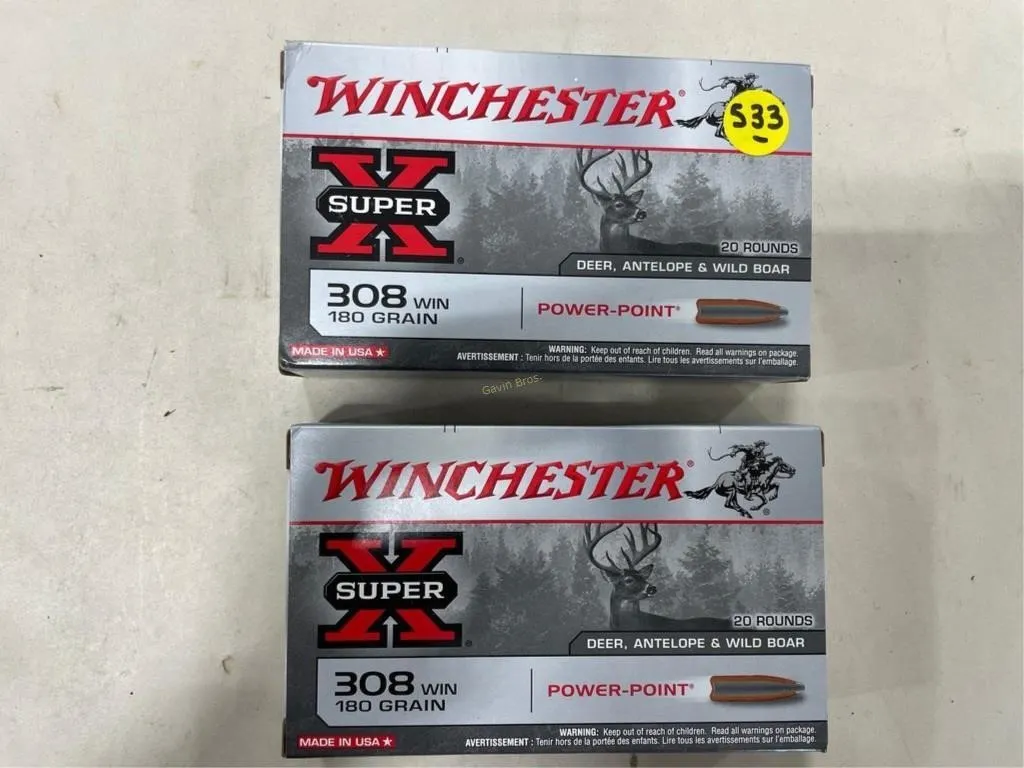 40-Rds Winchester 308 WIN 180 Grain