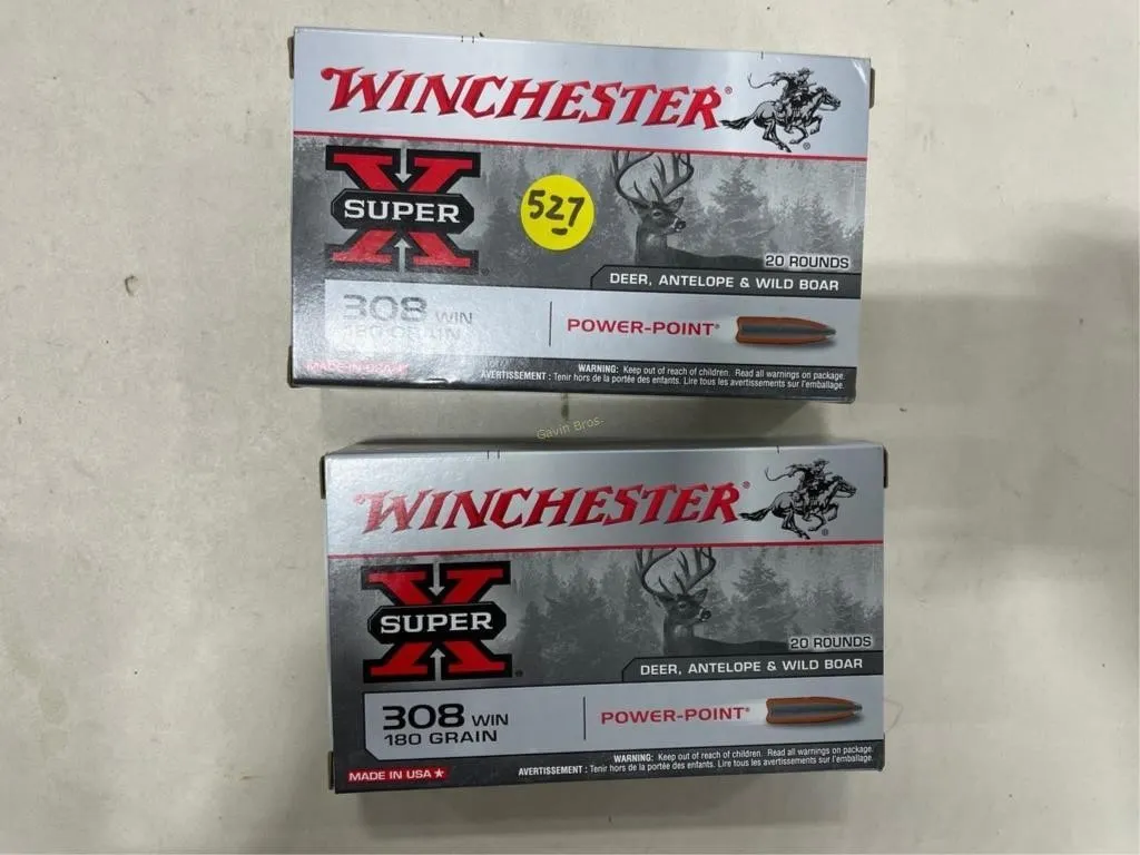 40-Rds Winchester 308 WIN 180 Grain