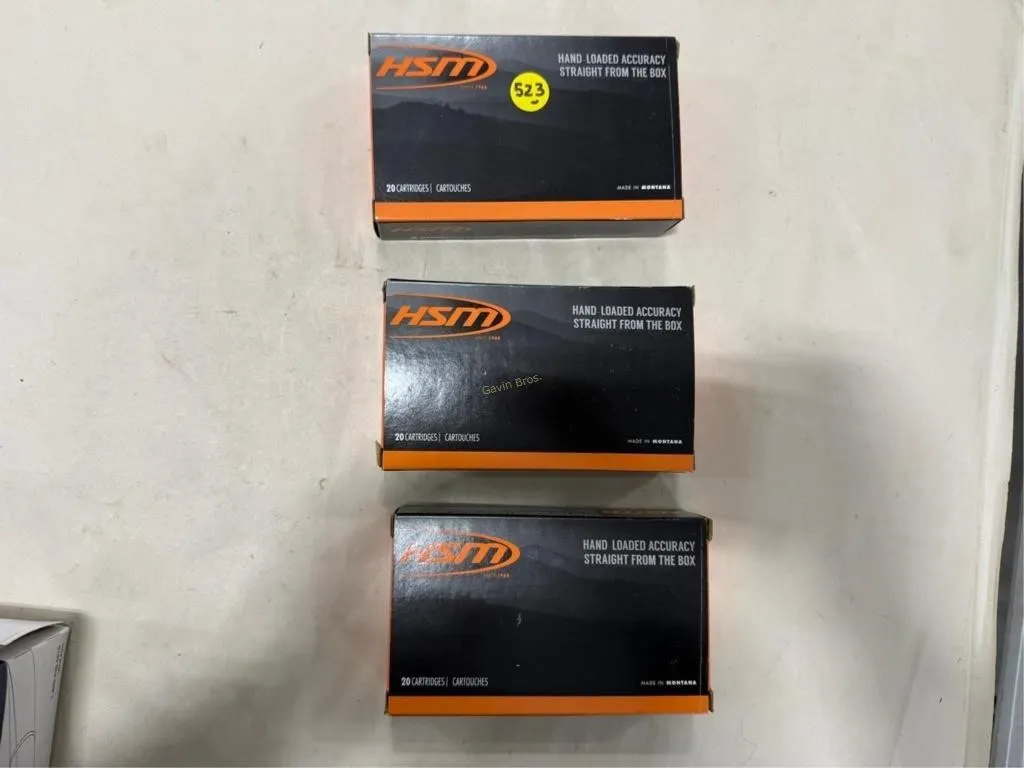 60-Rds HSM 264 WIN MAG 140 Grain
