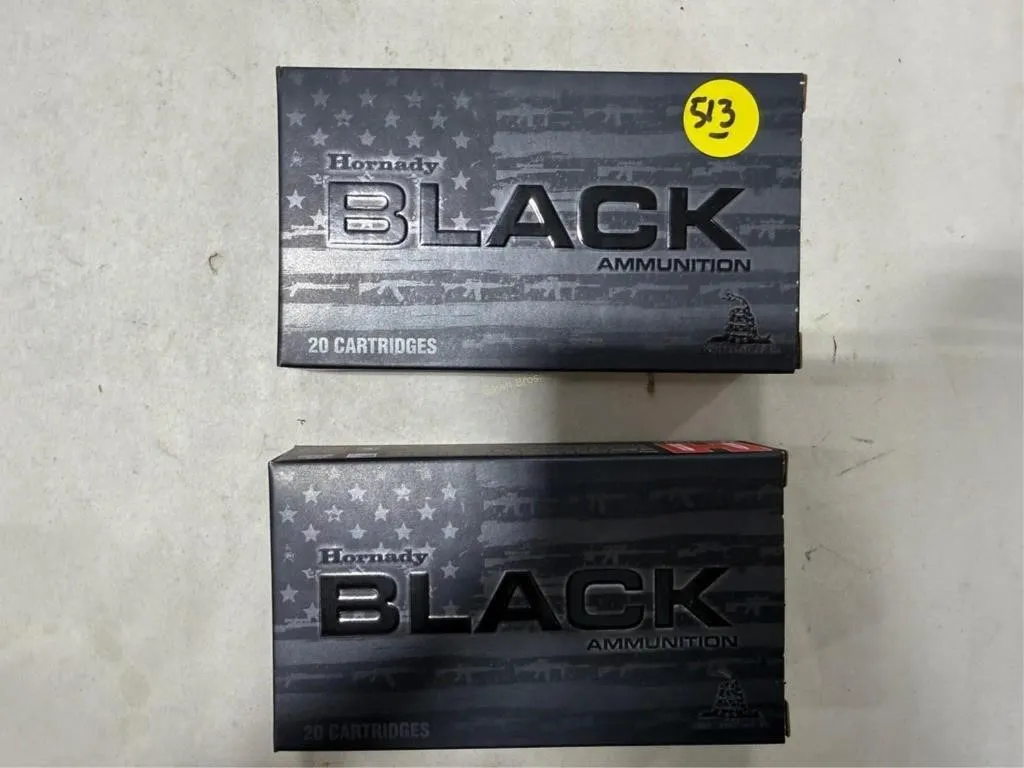 40-Rds Hornady 6.5 Grendel 123 Grain