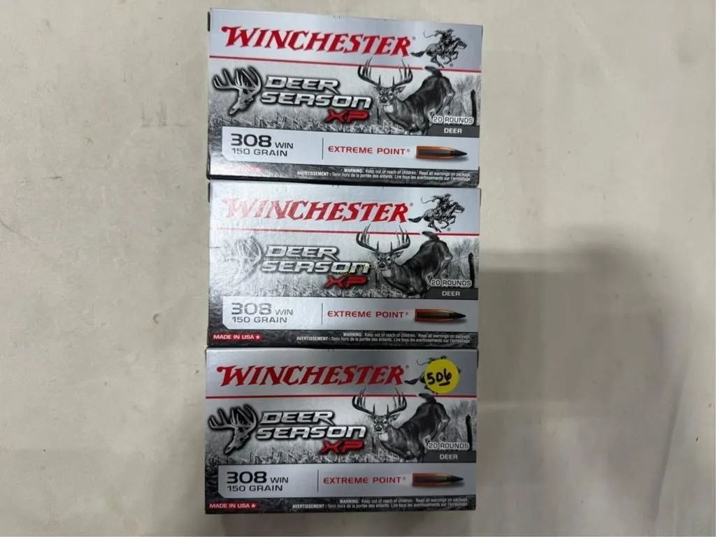 60-Rds Winchester 308 WIN 150 Grain