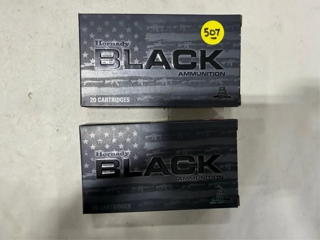 40-Rds Hornady Black 6.5 Grendel 123 Grain