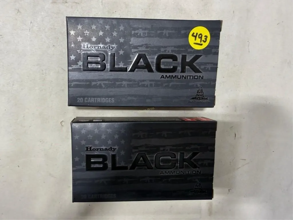 40-Rds Hornady Blak 6.5 Grendel 123 Grain