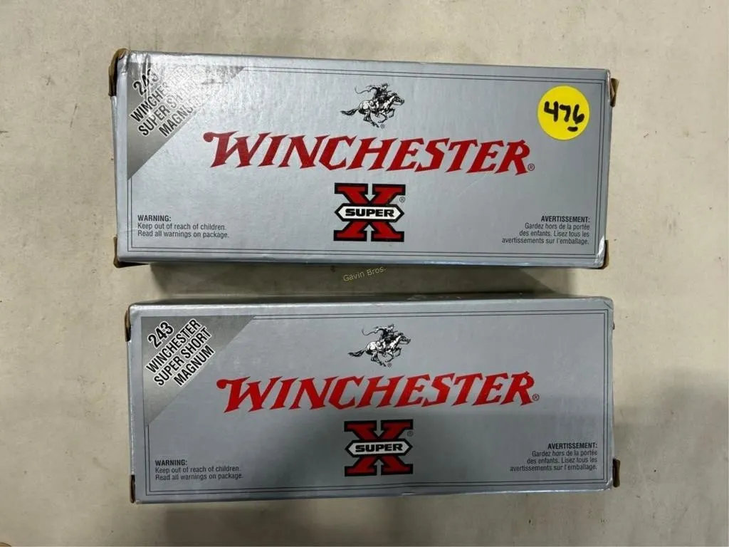 40-Rds Winchester 243 WSSM 100 Grain