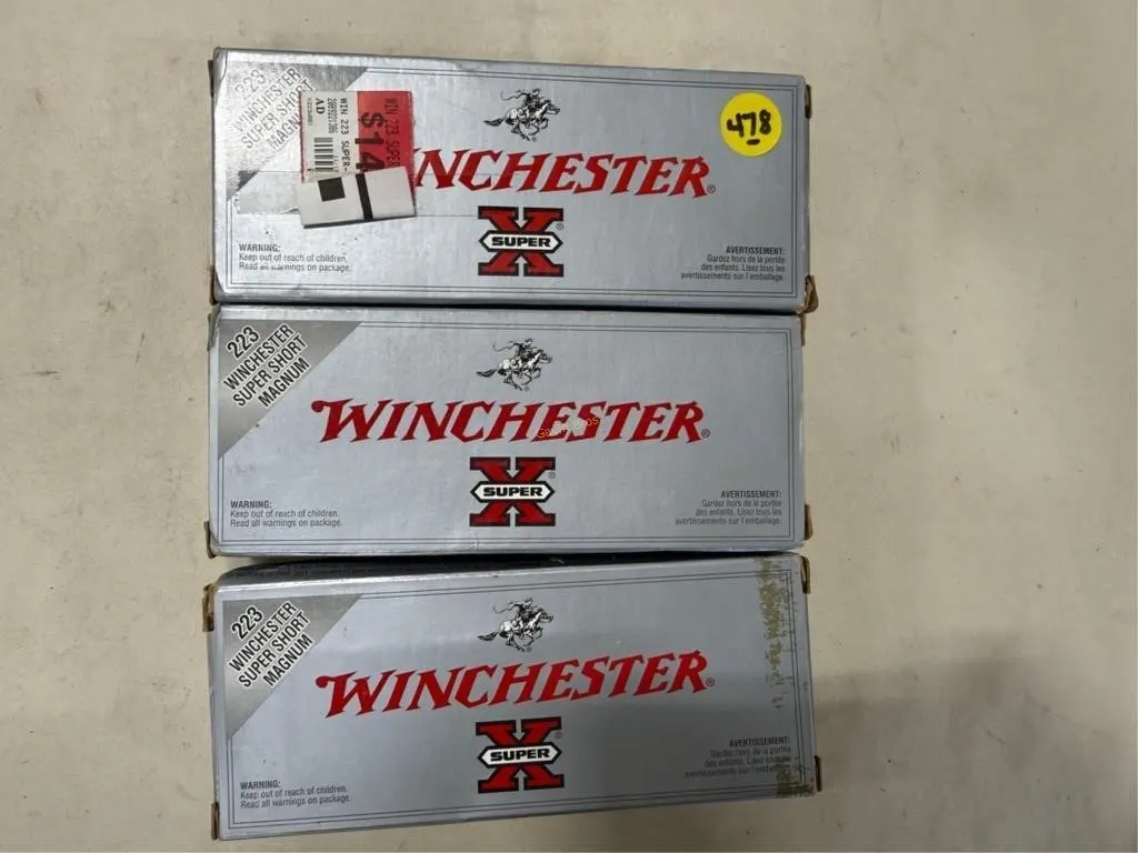 60-Rds Winchester 223 WSSM 64 Grain