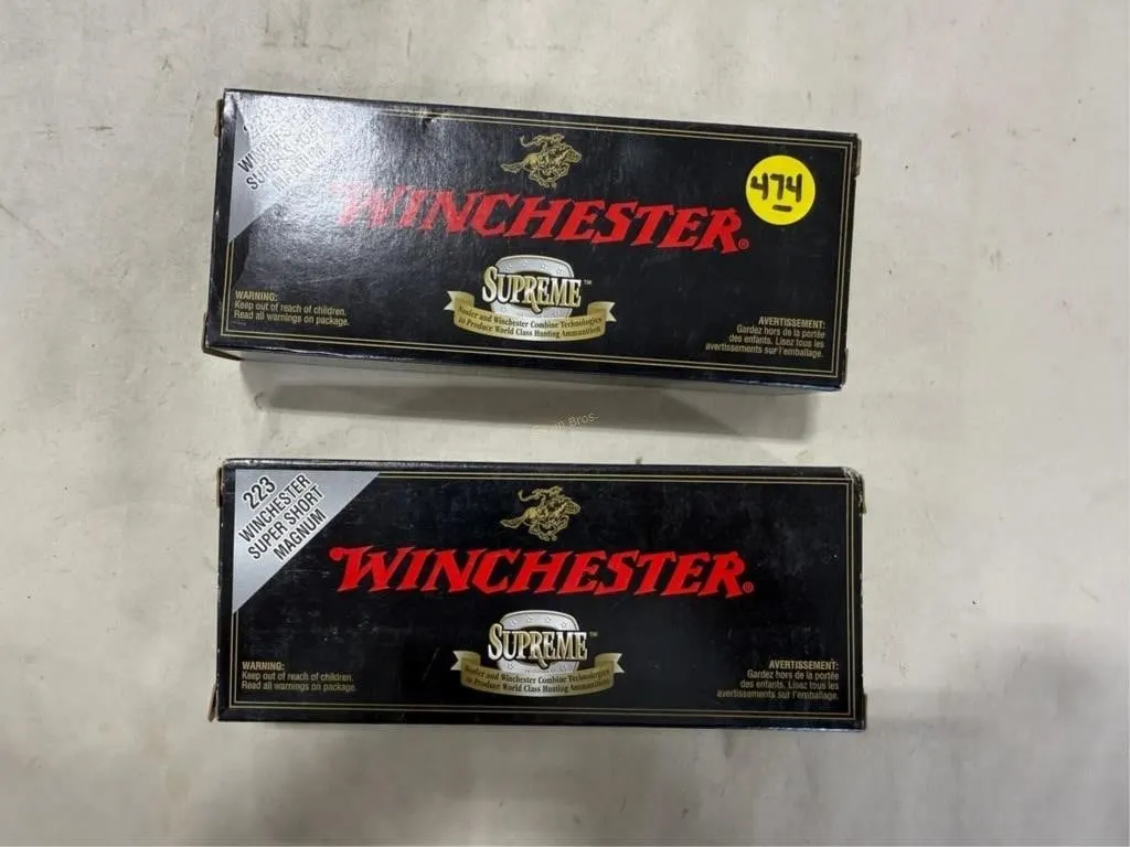 40-Rds Winchester 223 WSSM 55 Grain