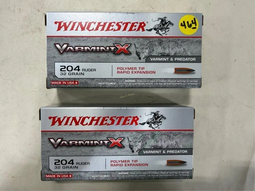 40-Rds Winchester 204 RUGER 32 Grain