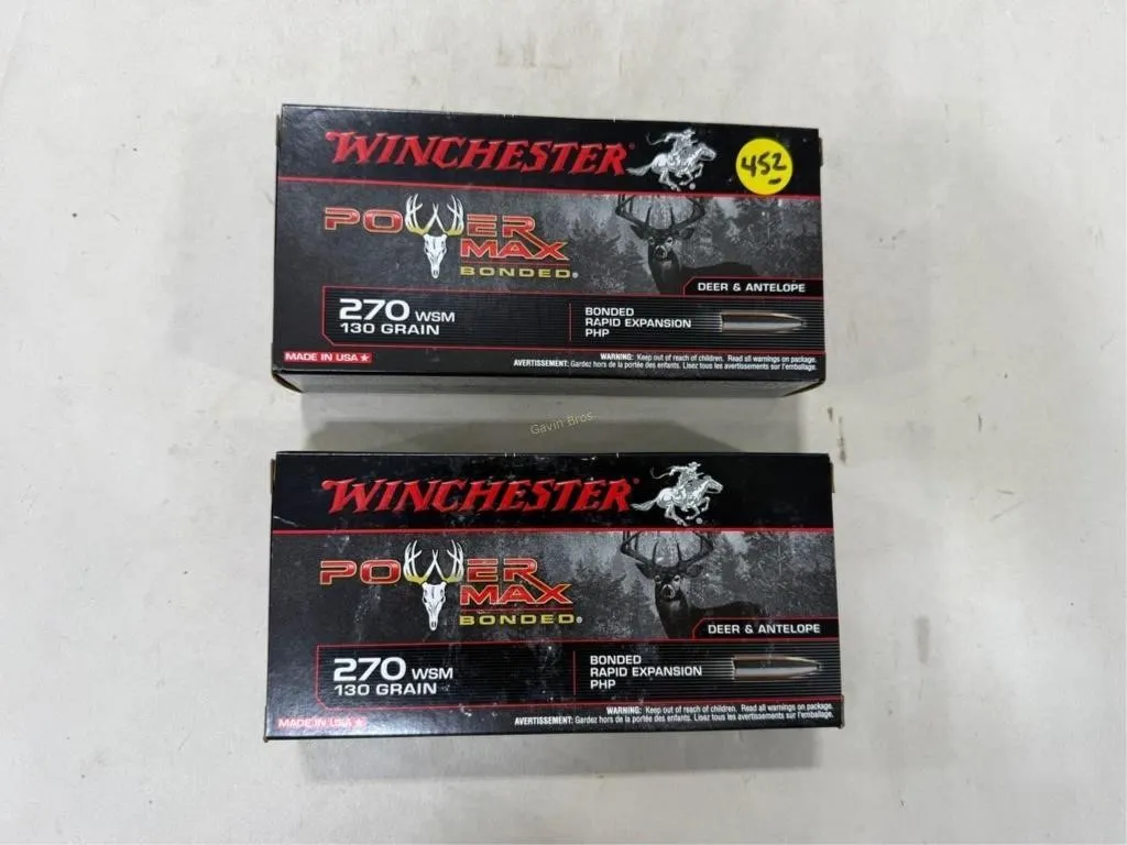 40-Rds Winchester 270 WSM-130 Grain