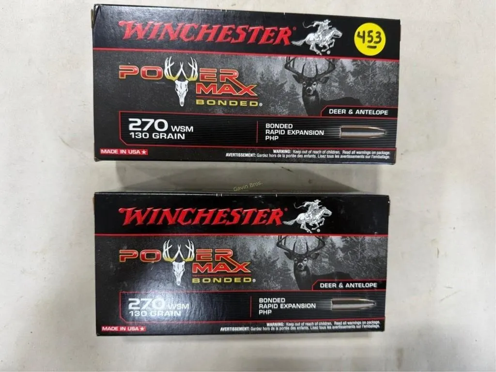 40-Rds Winchester 270 WSM-130 Grain