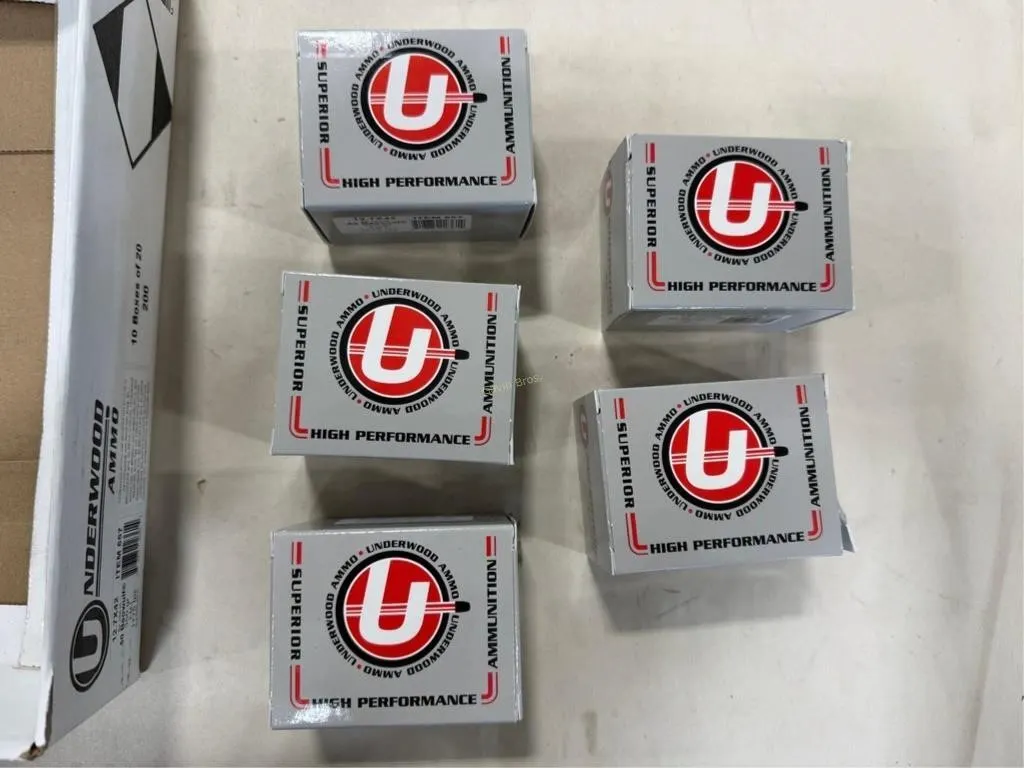 100-Rds Underwood 12.7X42