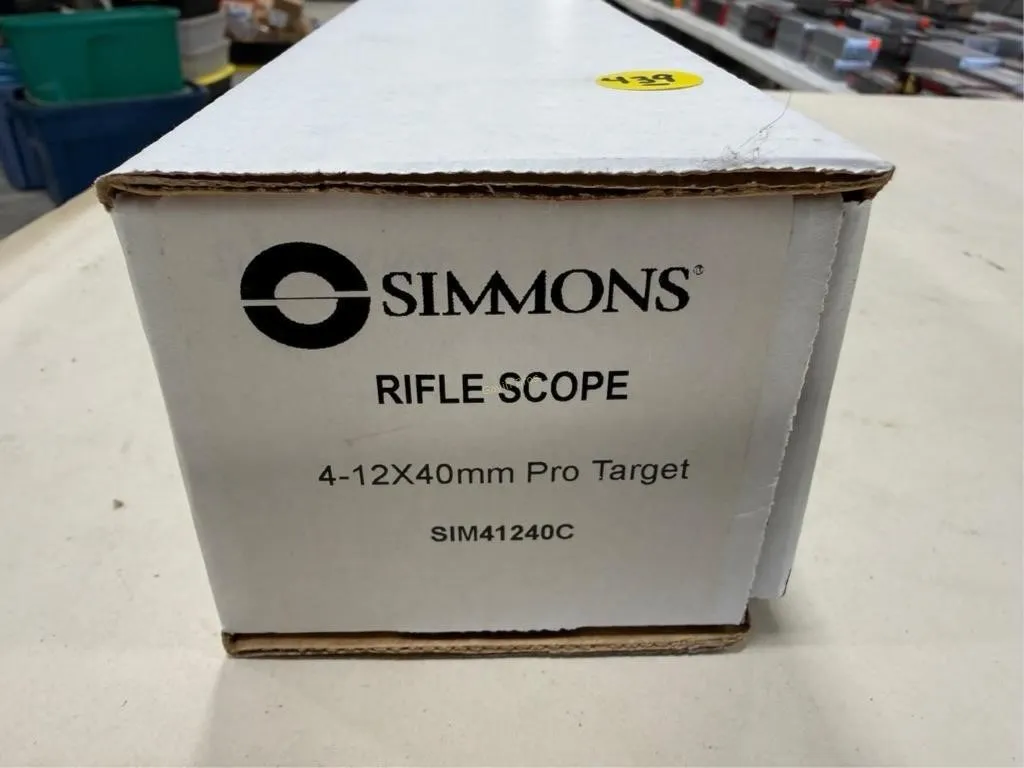 Simmons 4-12X40mm Pro Target Scope-new