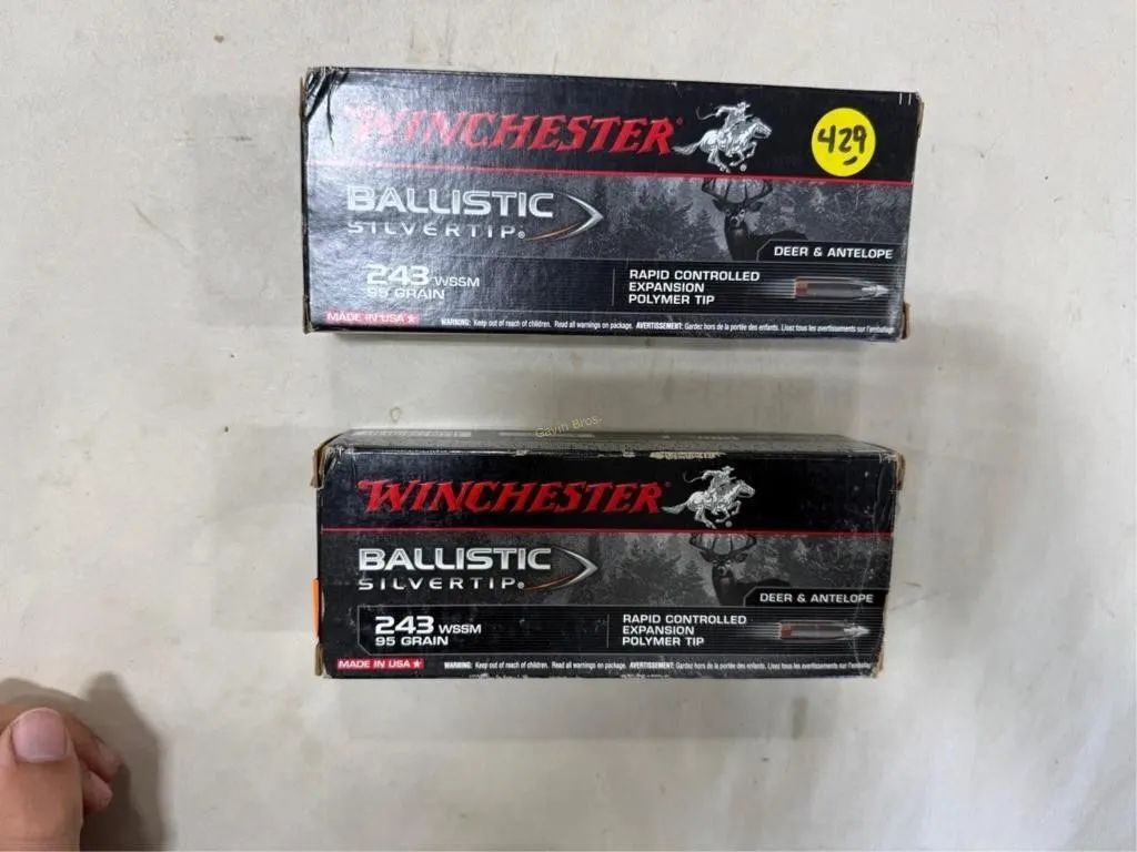 40 Rds Winchester 243 WSSM 95 Grain