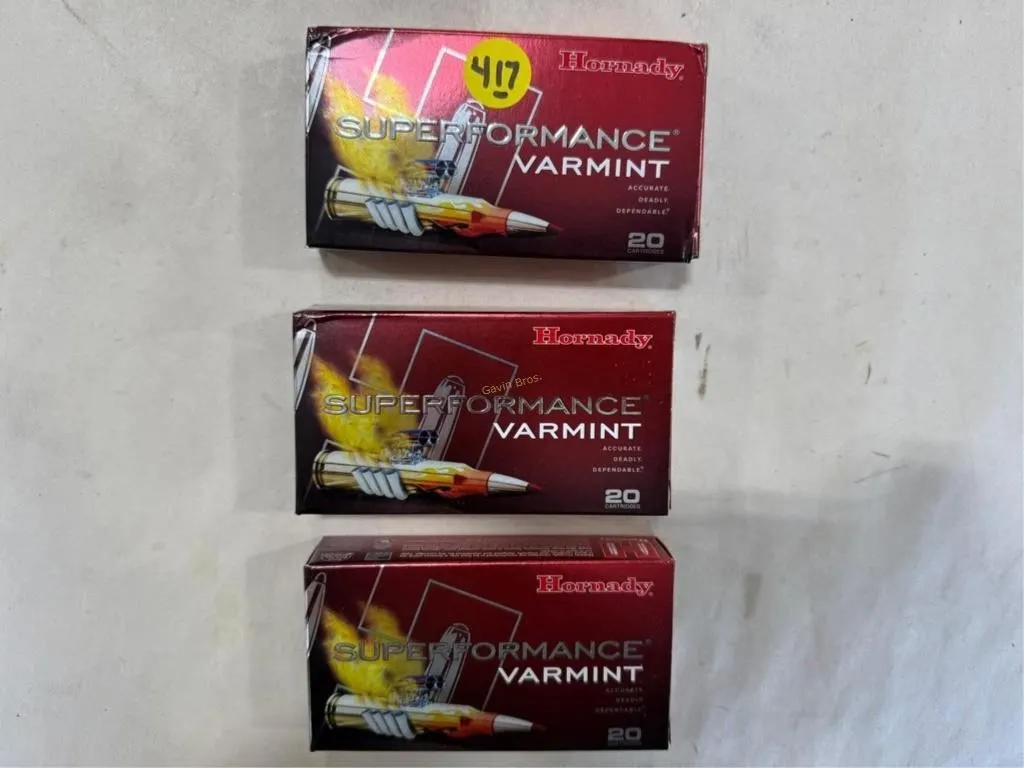 60-Rds Hornady 204 RUGER 24 Grain
