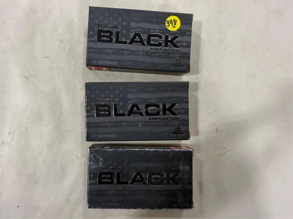 60-Rds Hornady Black 6.5 Grendel 123 Grain