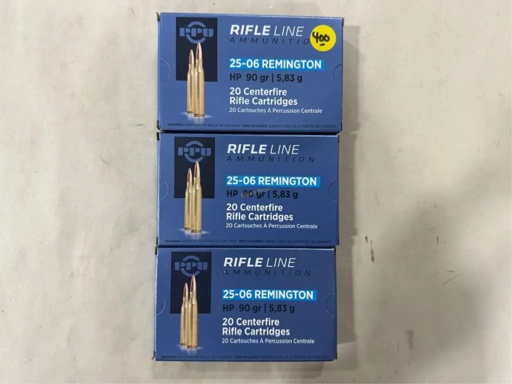 60-Rds Rifleline 25-06 REM-90 Grain