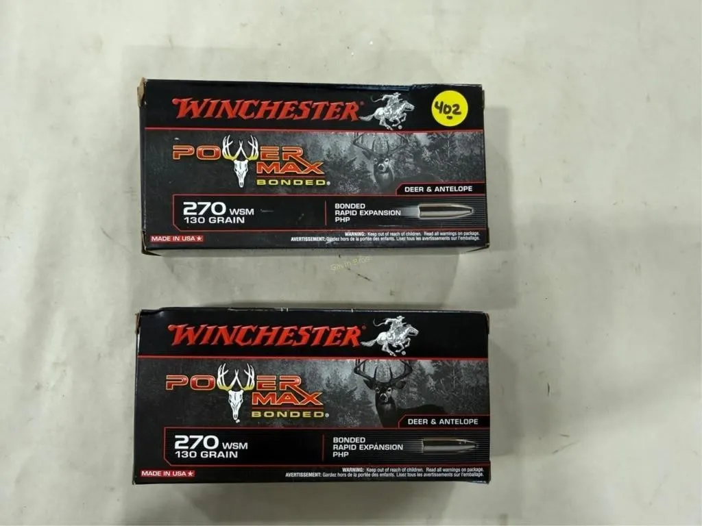 40-Rds Winchester 270 WSM-130 Grain
