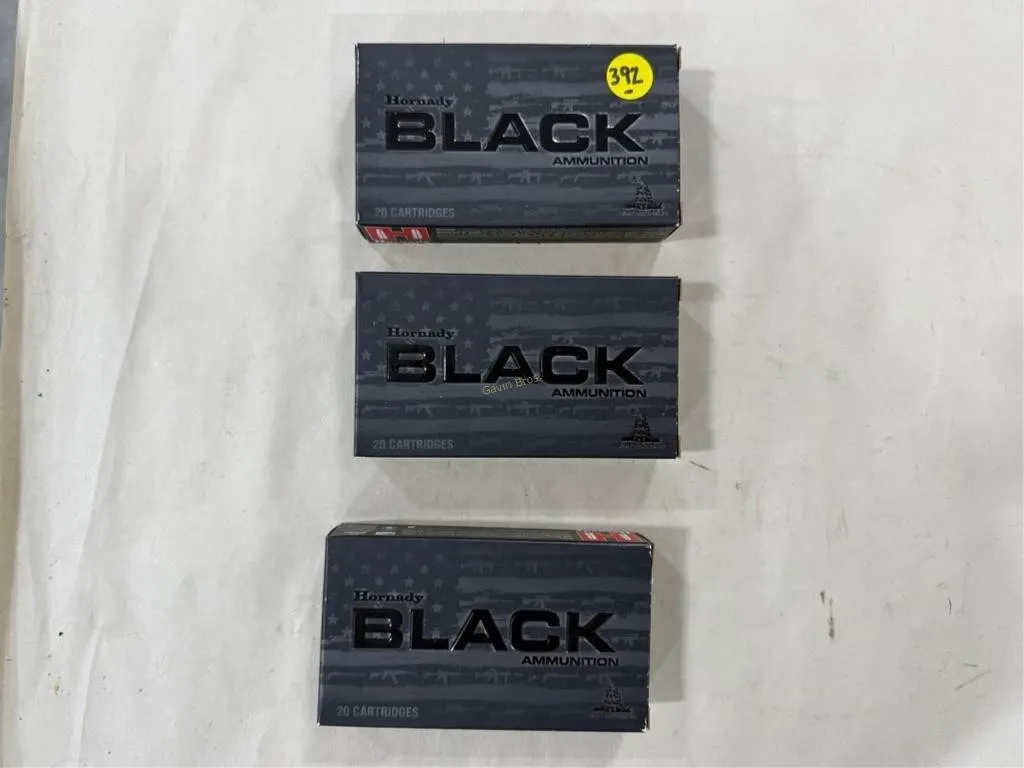 60-Rds Hornady Black 6.5 Grendel 123 Grain