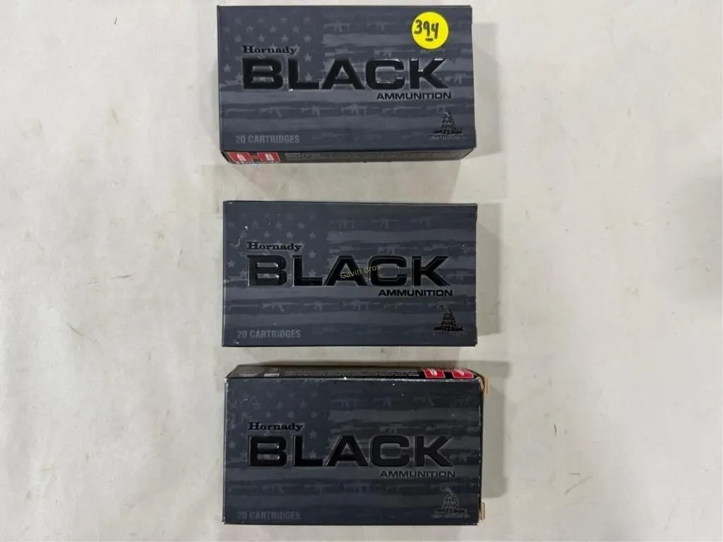 60-Rds Hornady Black 6.5 Grendel 123 Grain