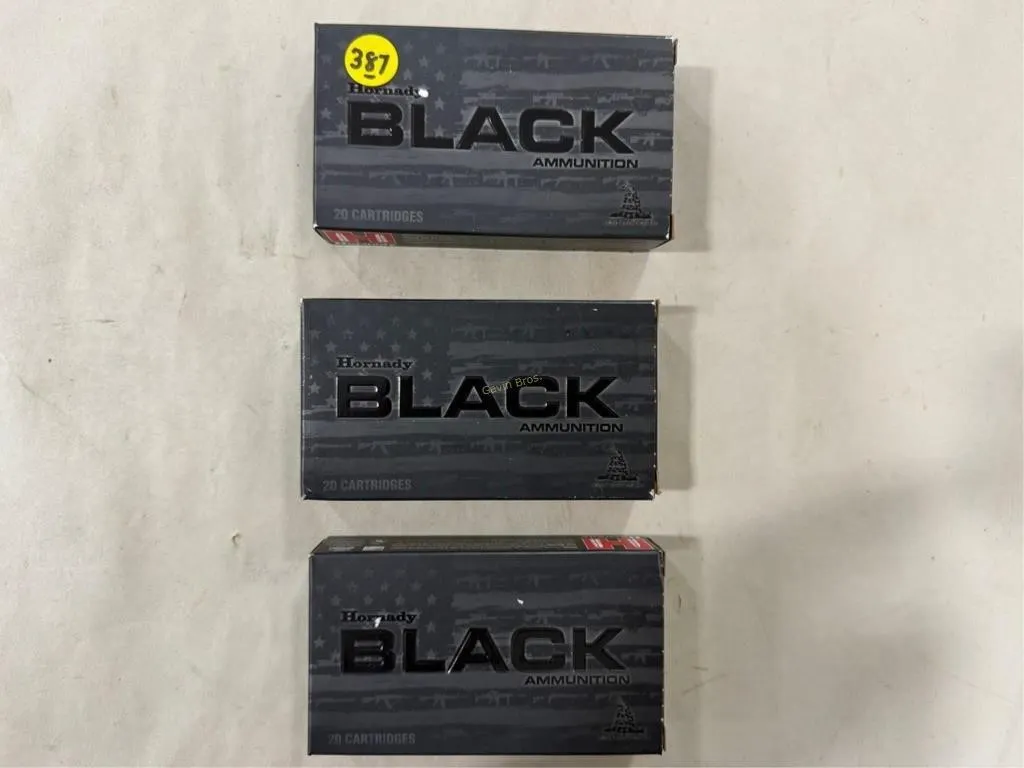 60-Rds Hornady Black 6.5 Grendel 123 Grain