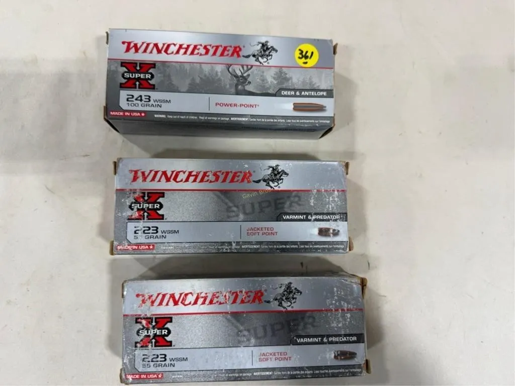 60-Rds Winchester 243 WSSM-
