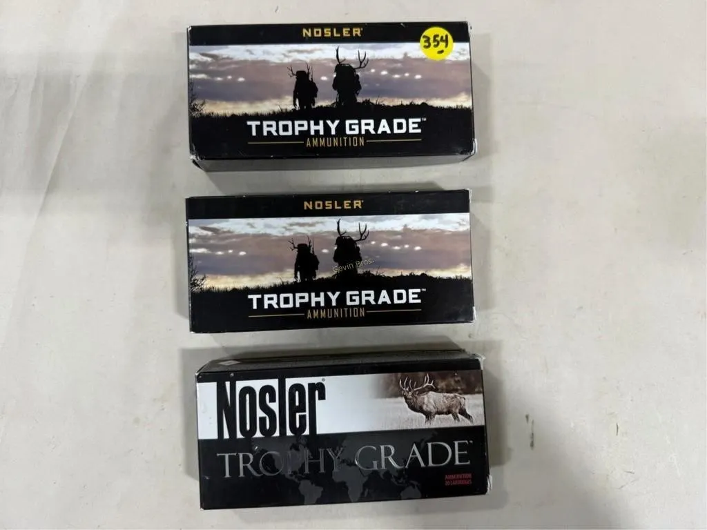 60-Rds Nosler 325 WSM- 180 Grain-