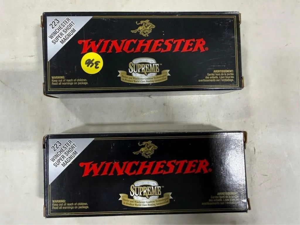 40-Rds Winchester Super SHORT MAG 55 Gr