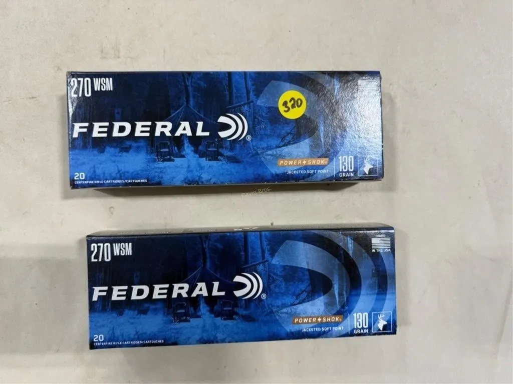 40-Rds Federal 270 WSM - 130 Grain