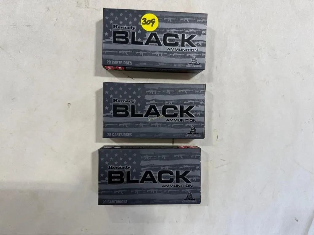 60 -Rds Hornady Black 5.45X39 - 60 grain