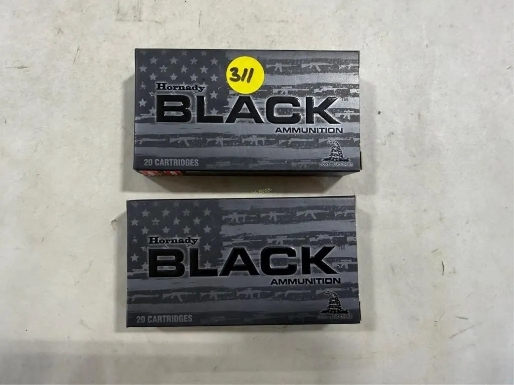 40-Rds Hornady Black 5.45X39 - 60 Grain