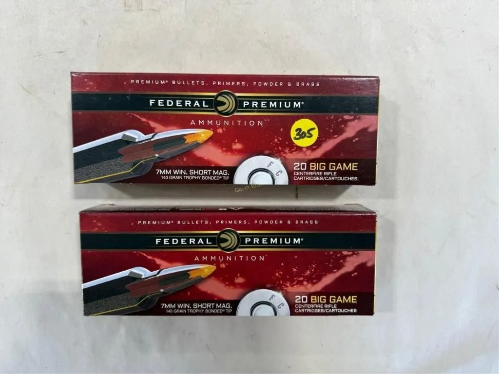 40-rds Federal 7mm WIN SHORT MAG