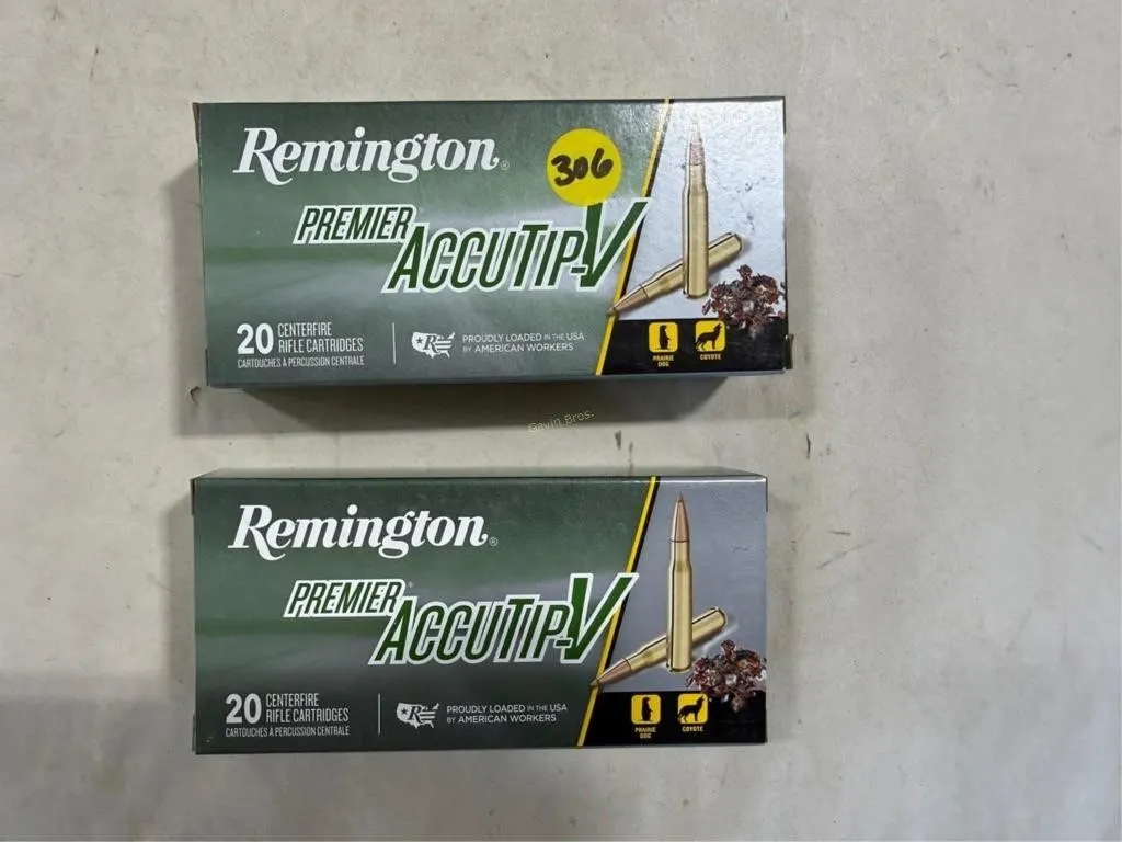 40-Rds Remington 204 RUGER -32 Grain