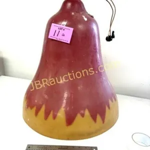 LARGE OUTDOOR PLASTIC CHRISTMAS LIGHTED BELL