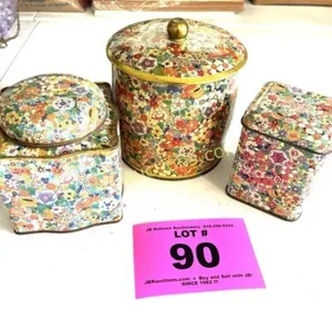 MADE IN ENGLAND VINTAGE CANDY BOXES