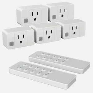 Wireless Remote Control Outlet Kit | 5 Plug Sockes
